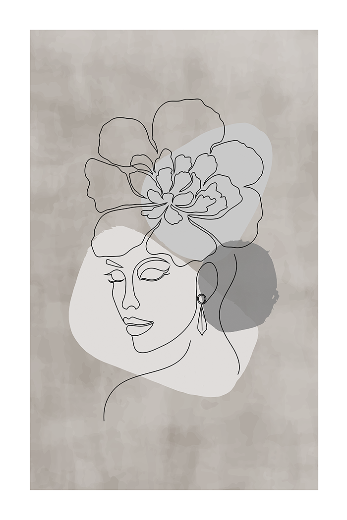 Women Line Art Print No.5