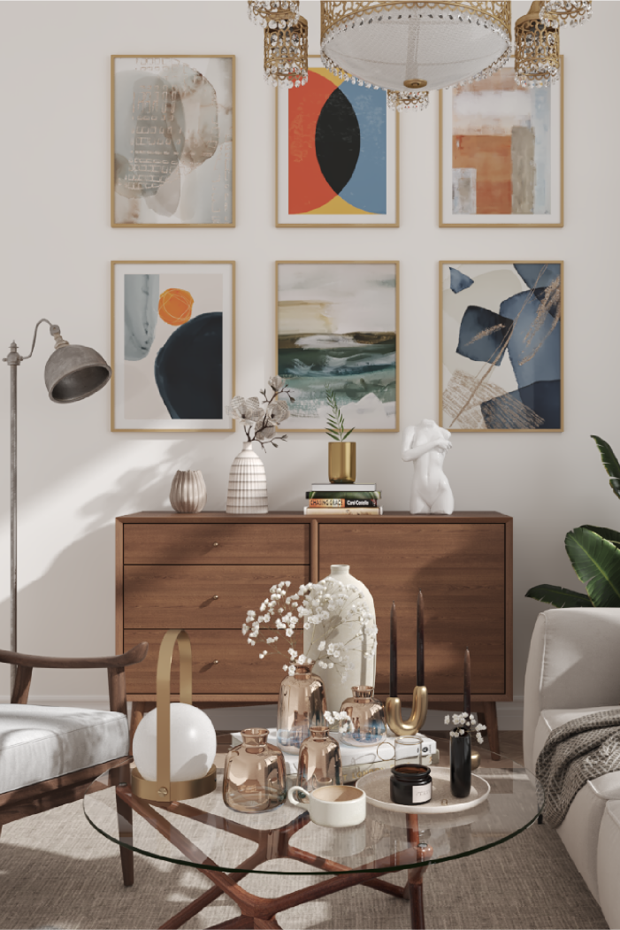Cross Semicircle Poster