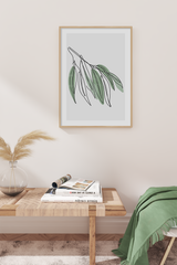Leaves Line Art Print