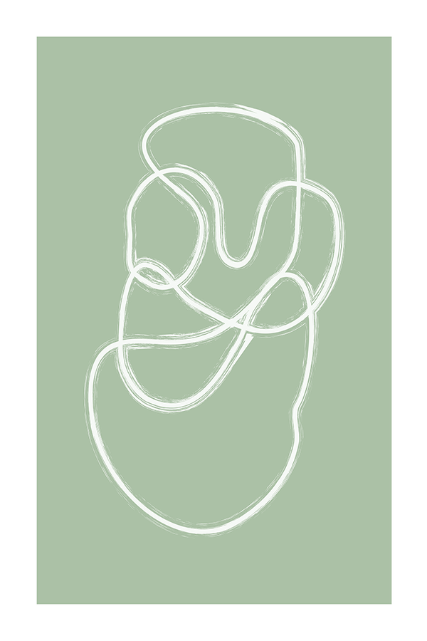 Curved Line Poster