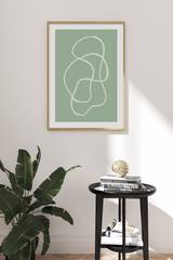 Curved Line Poster No.2