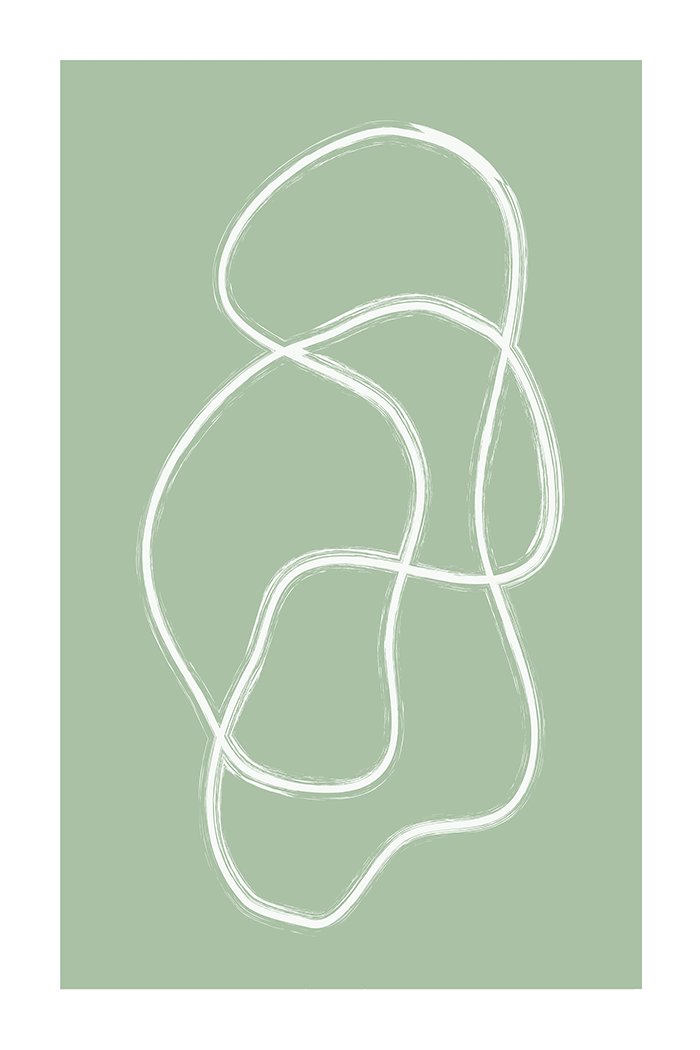 Curved Line Poster No.2