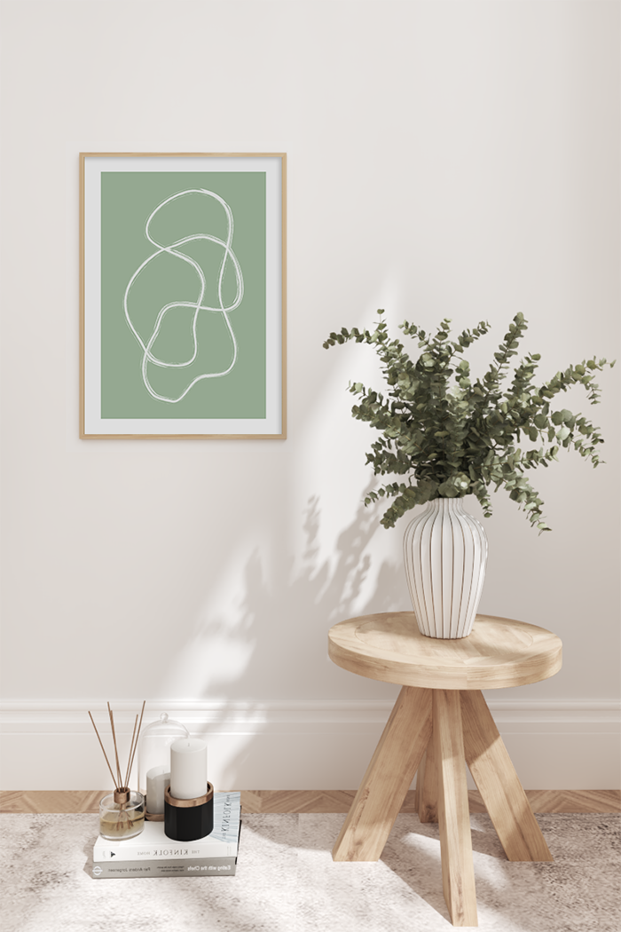 Curved Line Poster No.2