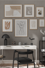 Neutral Abstract Poster No.2