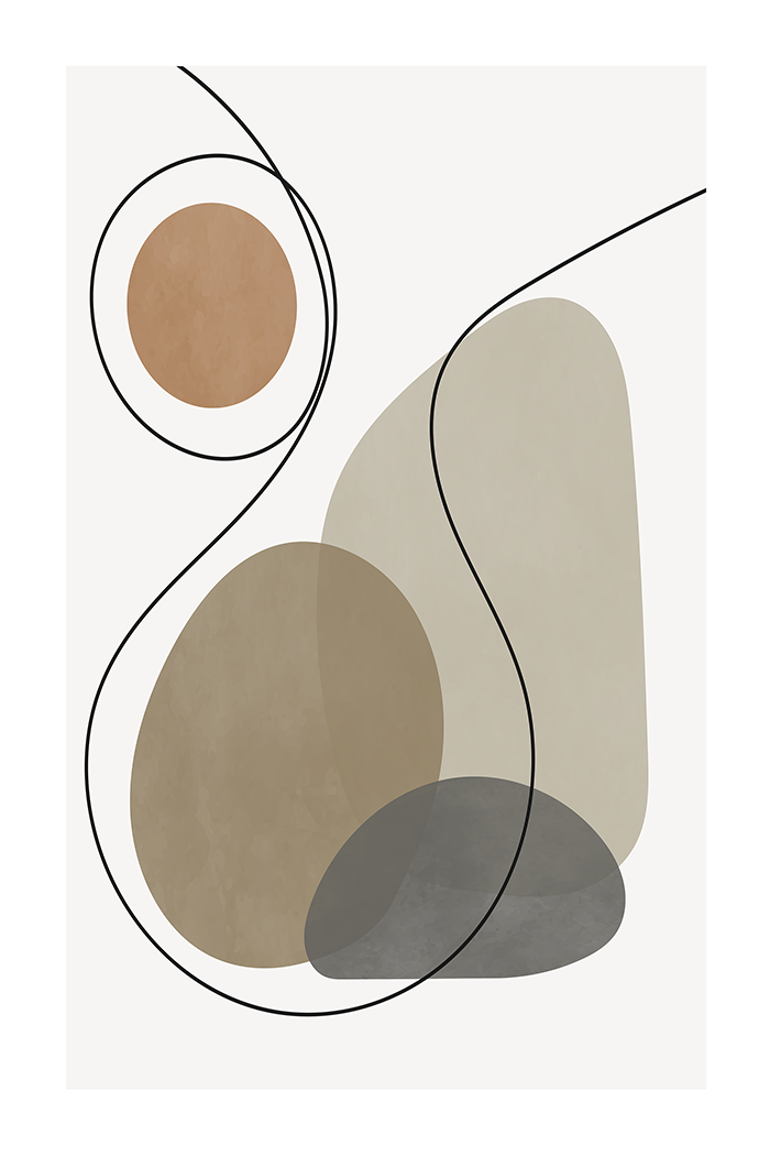 Neutral Abstract Poster No.2