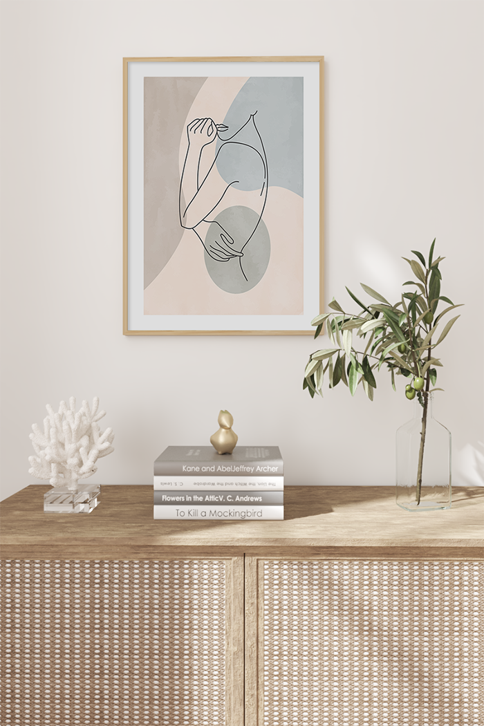 Female Body Line Art