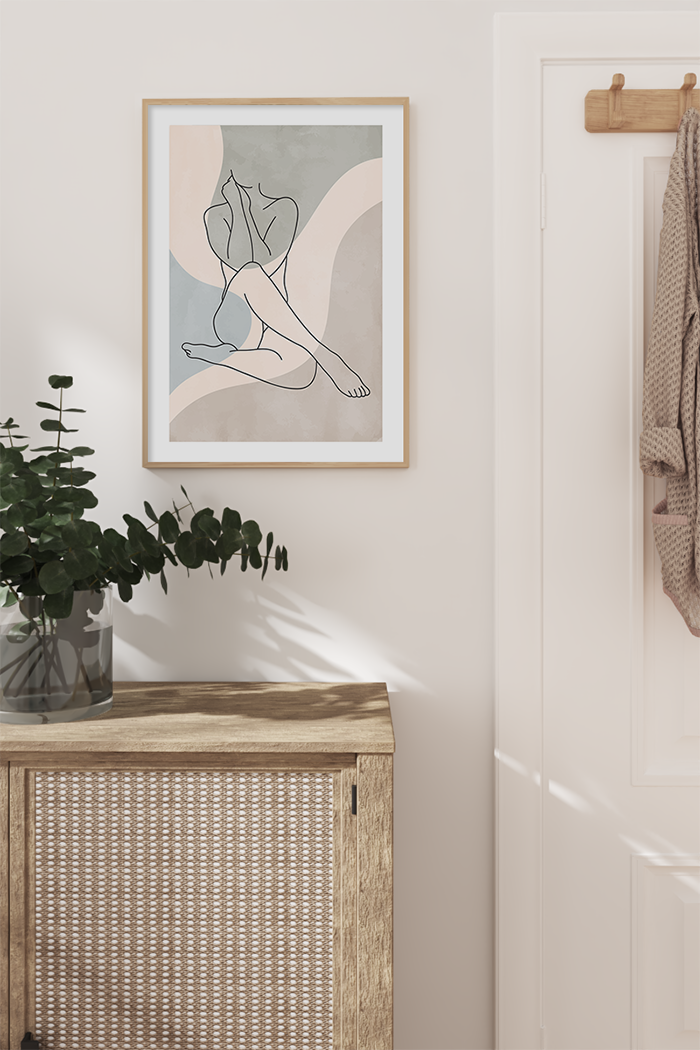 Nude Line Art Print