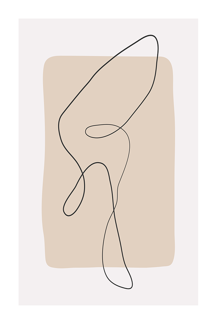 Minimalist Line Art Print No1
