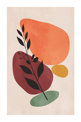 Botanical Shapes Poster