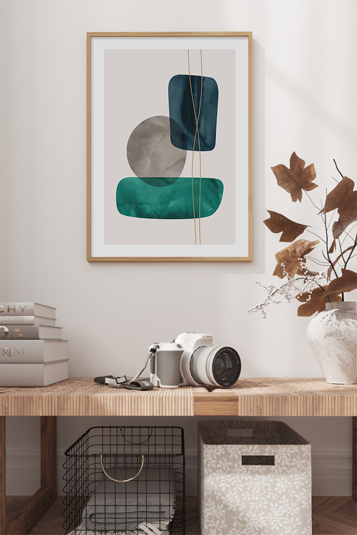 Abstract Shapes Poster No.2