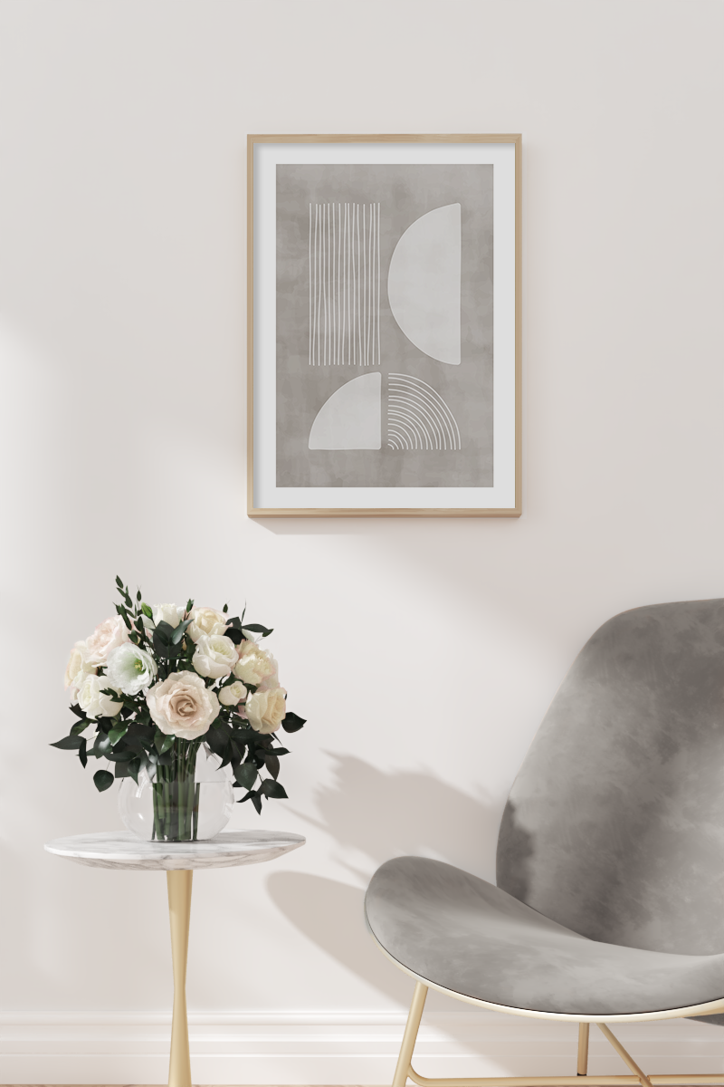 Abstract Shape No.3 Poster