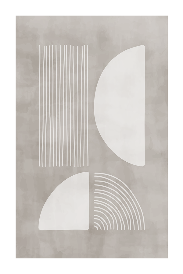 Abstract Shape No.3 Poster