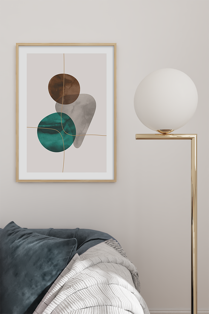 Abstract Shapes Poster No.3