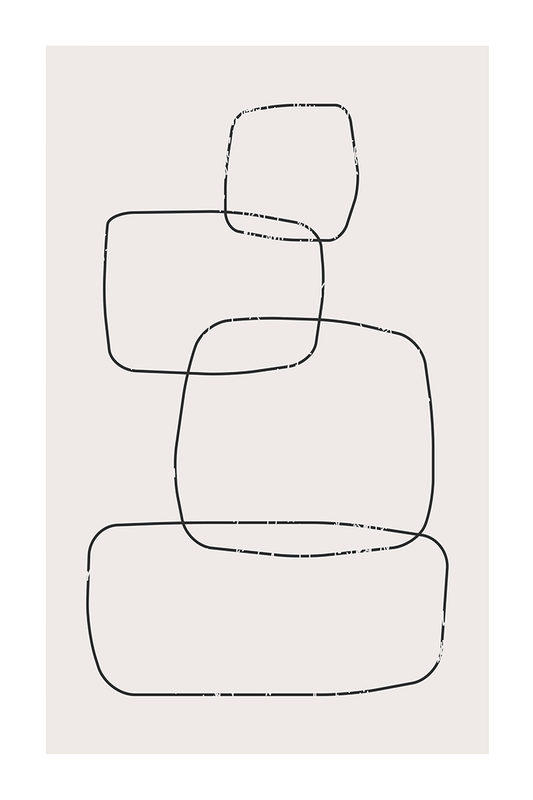 Minimalist Line Art No.1 Poster