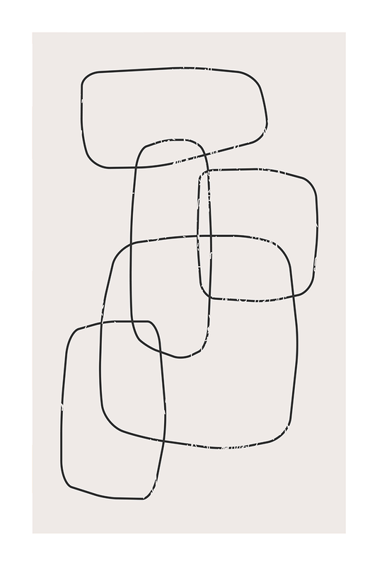 Minimalist Line Art No.2 Poster