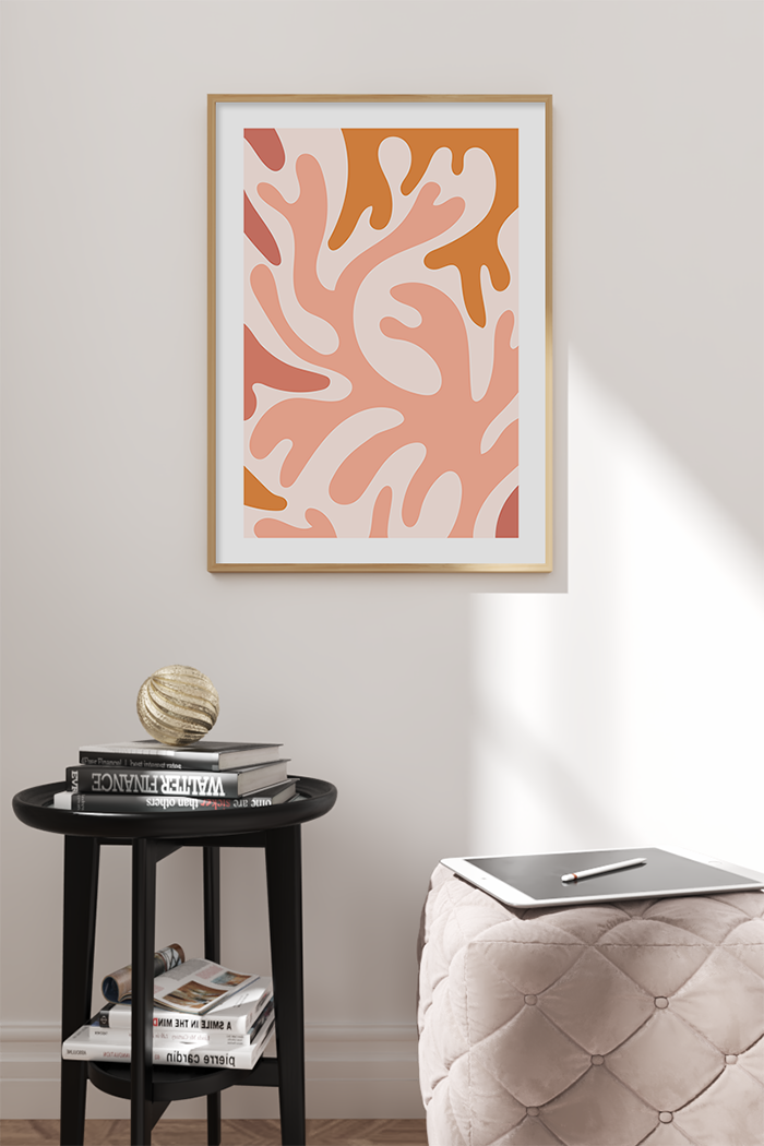 Orange Pinky Illustration Art
