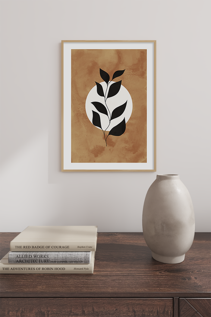 Leaf Silhouettes Poster