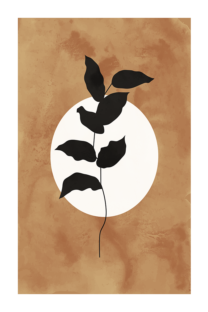 Leaf Silhouettes Poster No.2