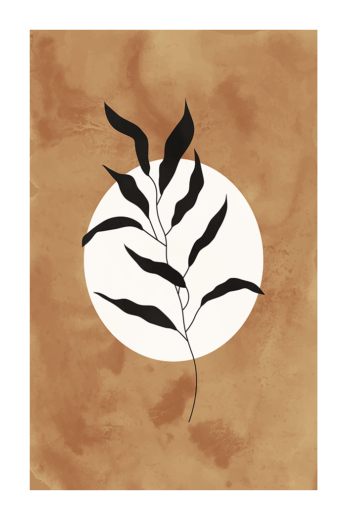 Leaf Silhouettes Poster No.3
