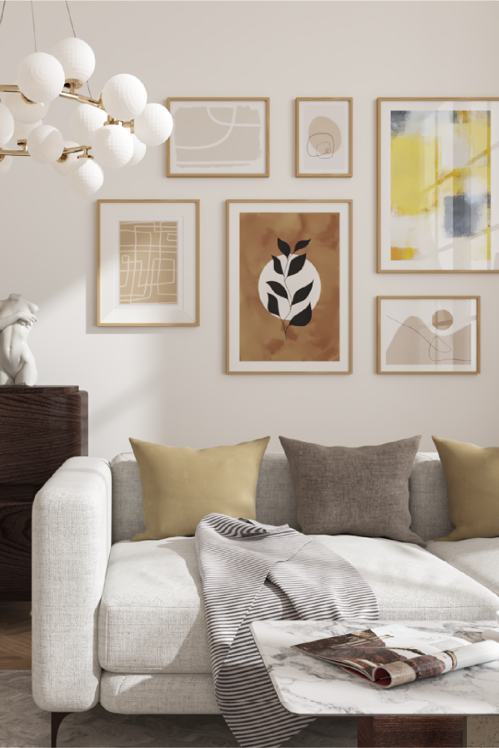Yellow Oil Art Print