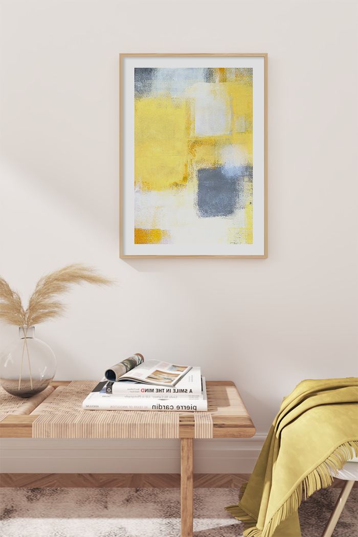 Yellow Oil Art Print