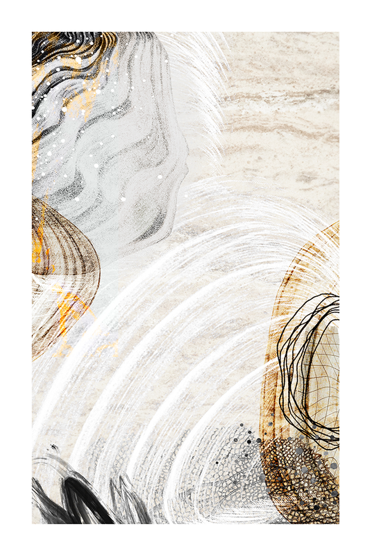 Abstract Drawing No.1 Poster