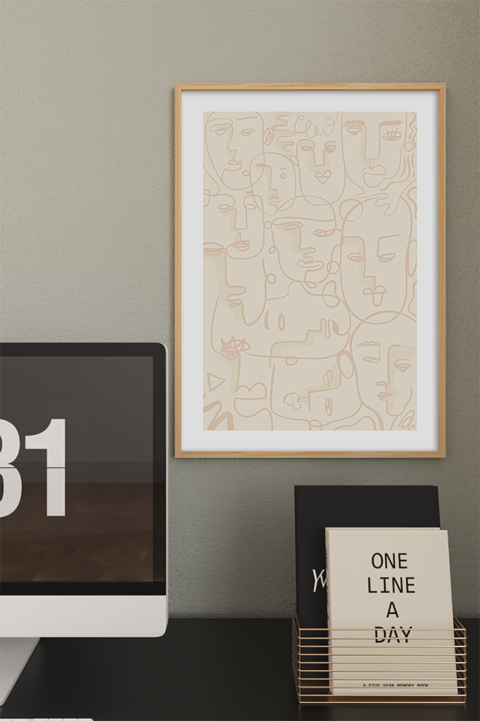 Faces Poster