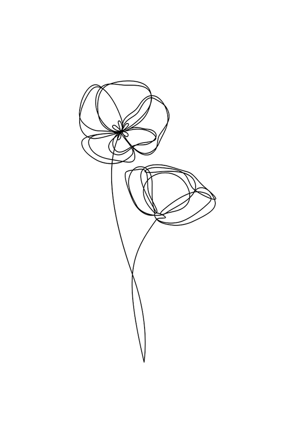 Lucky Clover Line Art