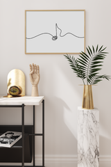 Music Line Art Poster