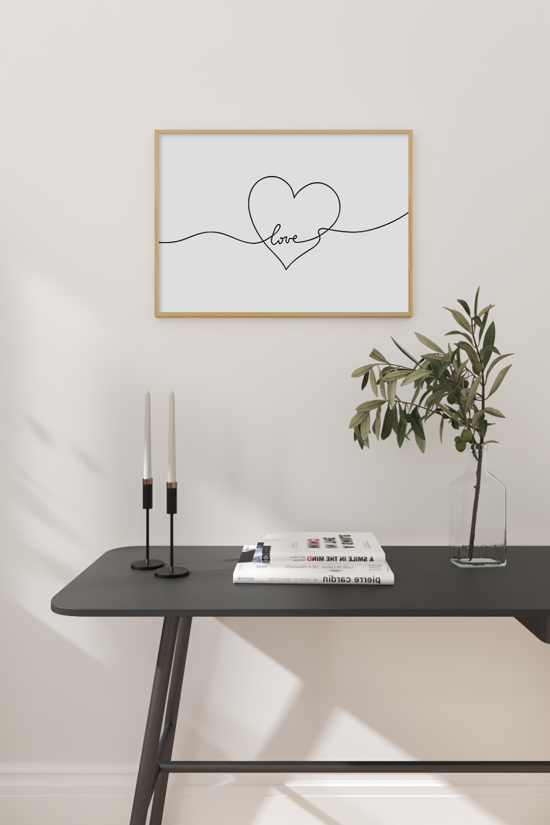 Love and Heart Poster