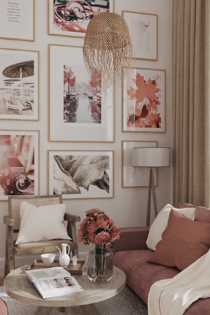 Golden Leaf in Detail Poster