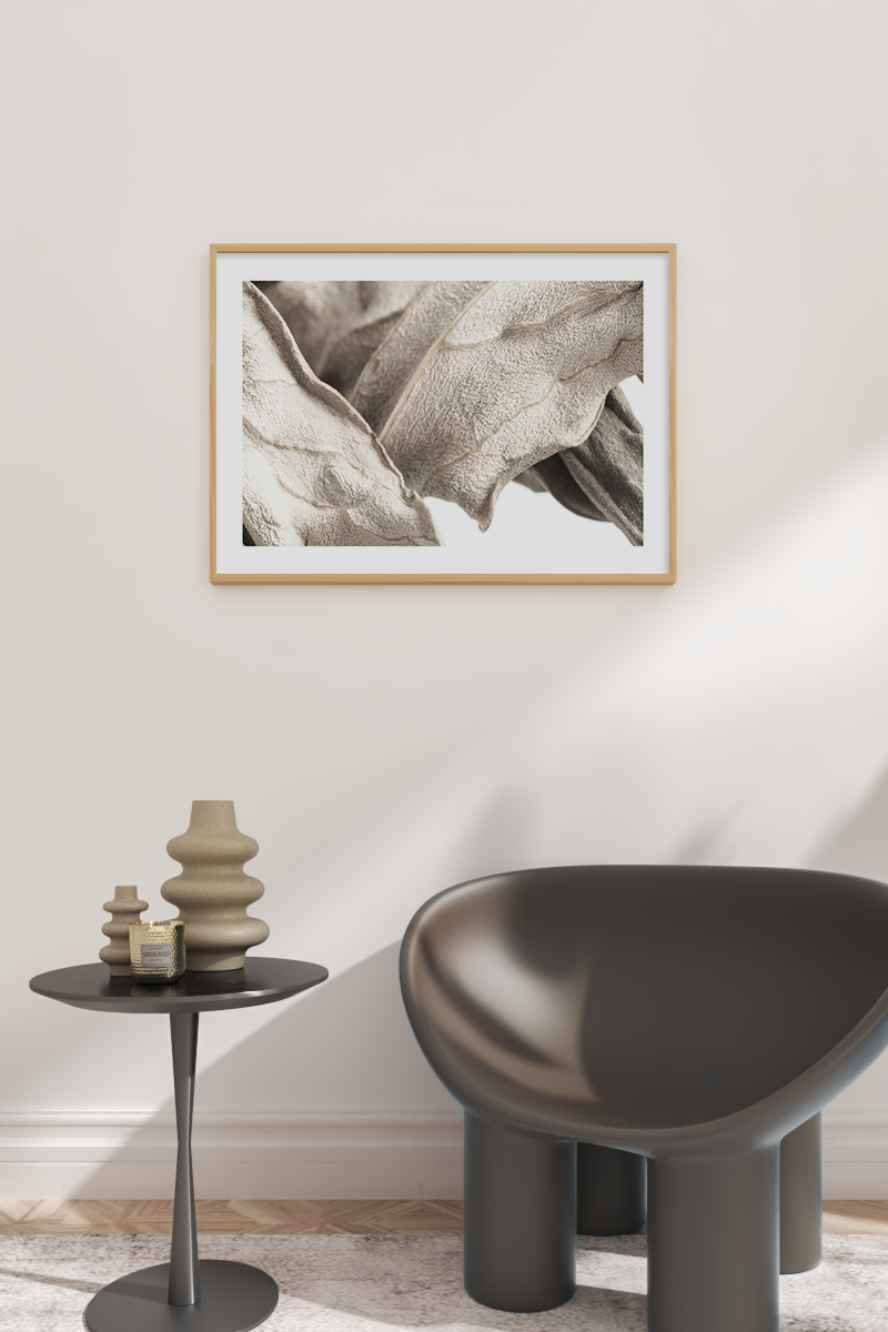 Golden Leaf in Detail Poster