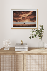 Lonely Tree Under Storm Photo Poster