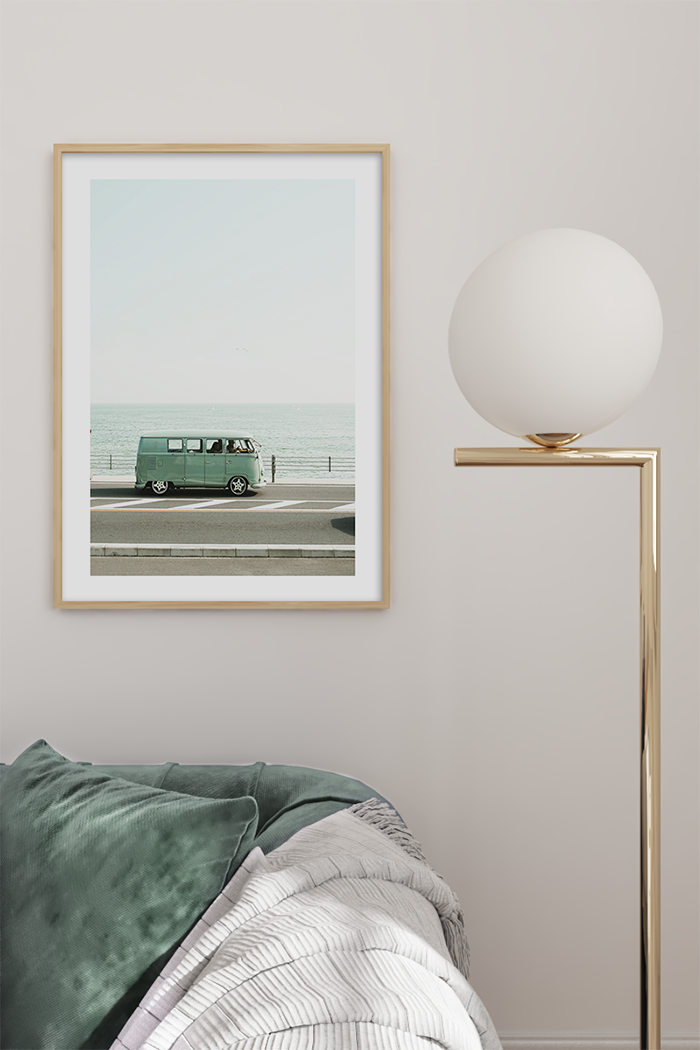 Vintage Bus Poster