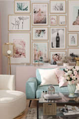 Santorini Flower Door Poster