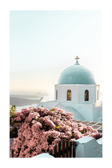 Santorini Scenery View Poster
