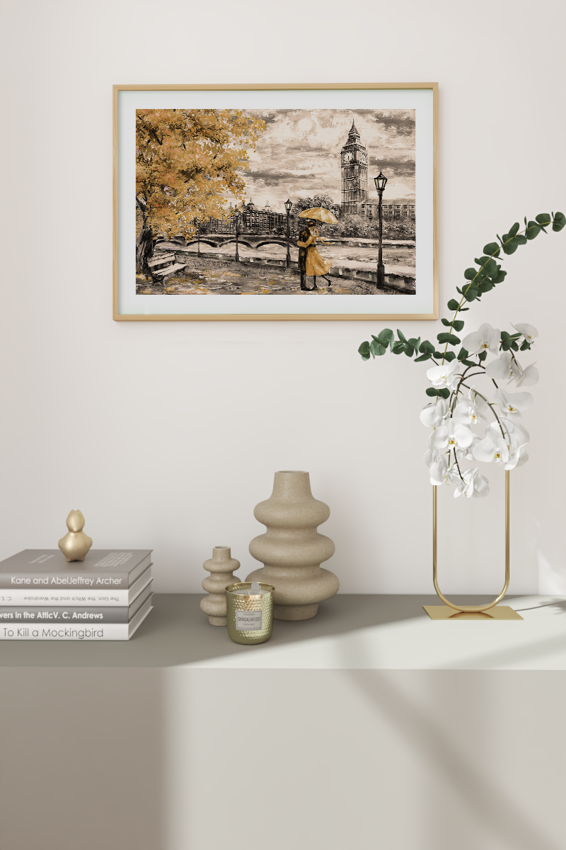 Romantic Painting Poster