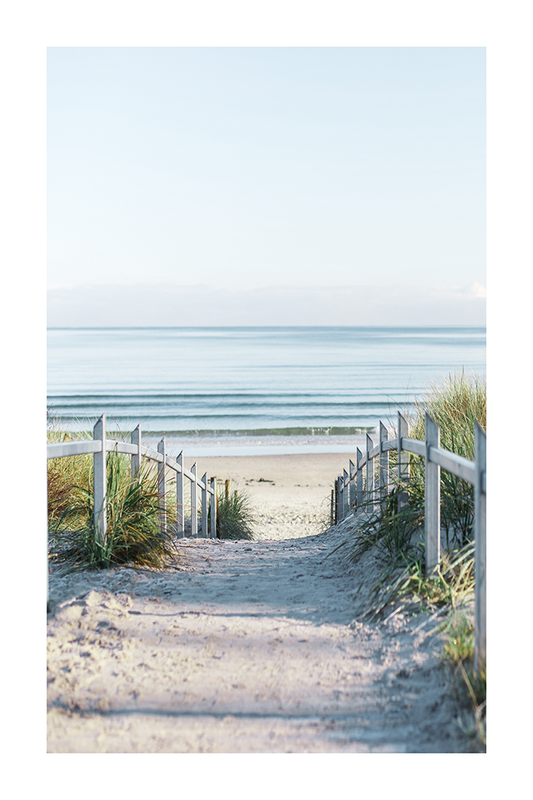 Path Lead to the Sea Poster