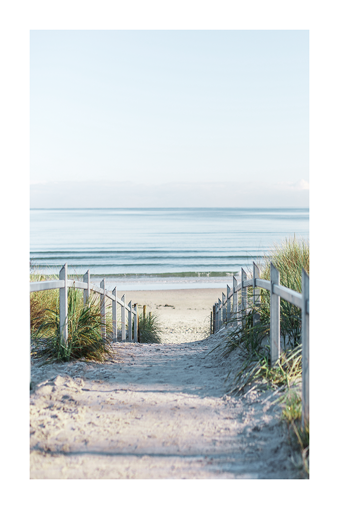 Path Lead to the Sea Poster