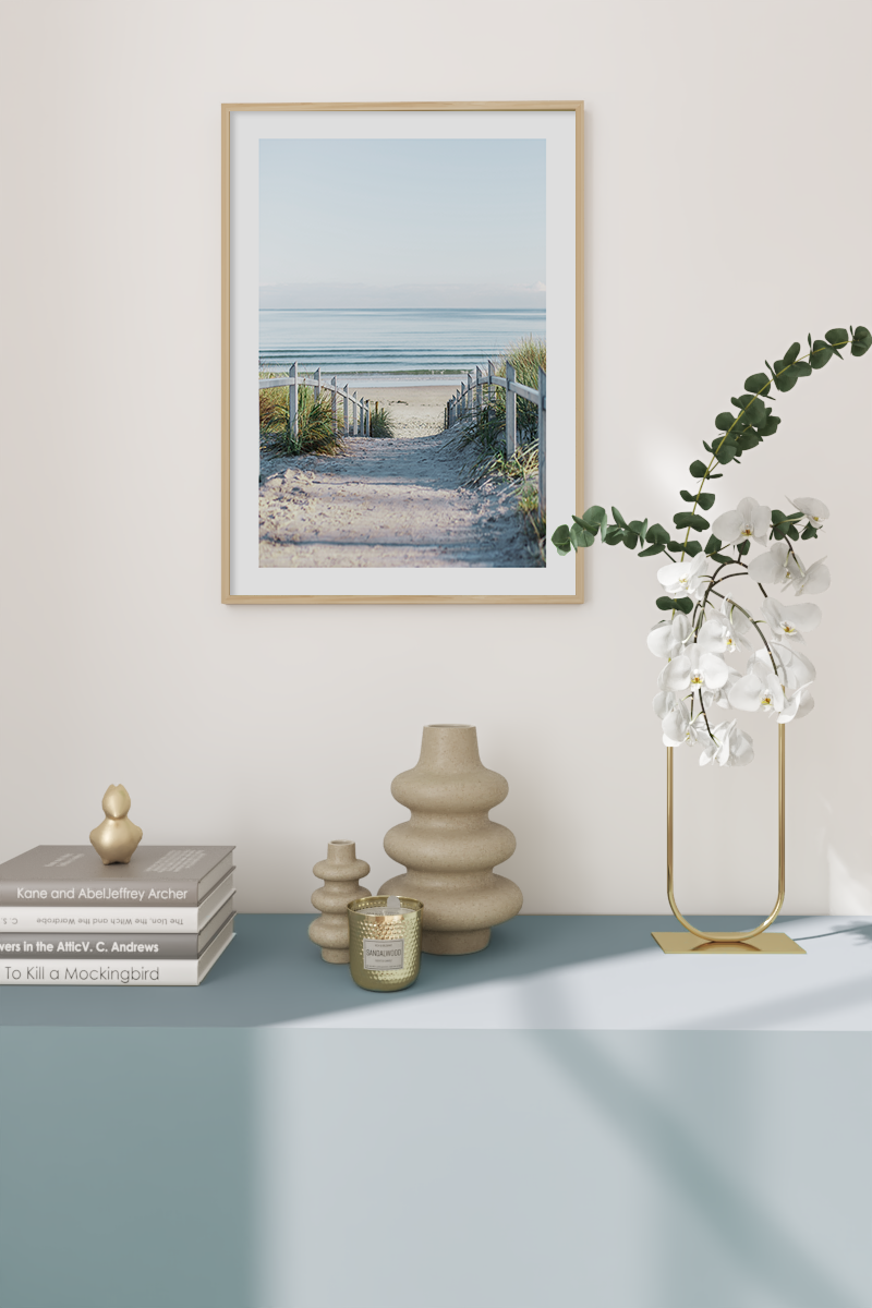 Path Lead to the Sea Poster