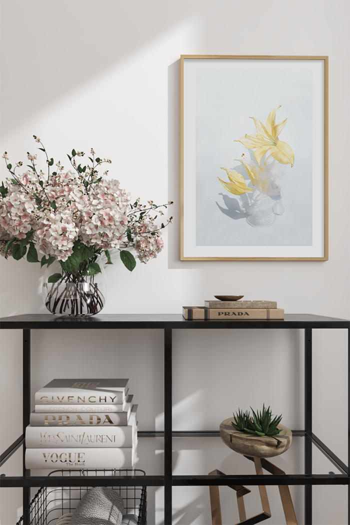 Yellow Lily Poster