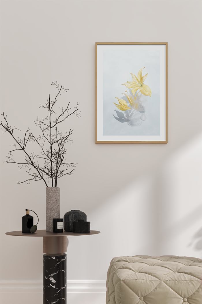 Yellow Lily Poster
