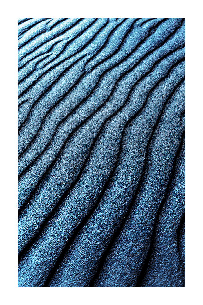 Blue Sand Dunes Poster