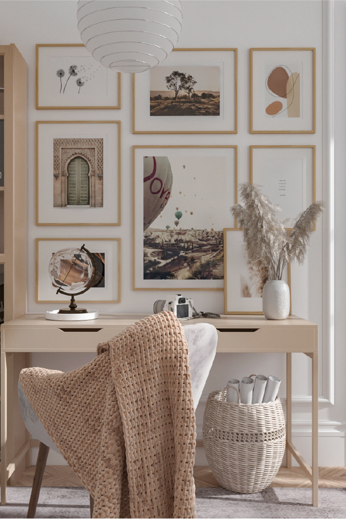 Brown Texture Poster
