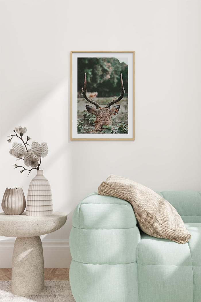 Deer Back View Poster