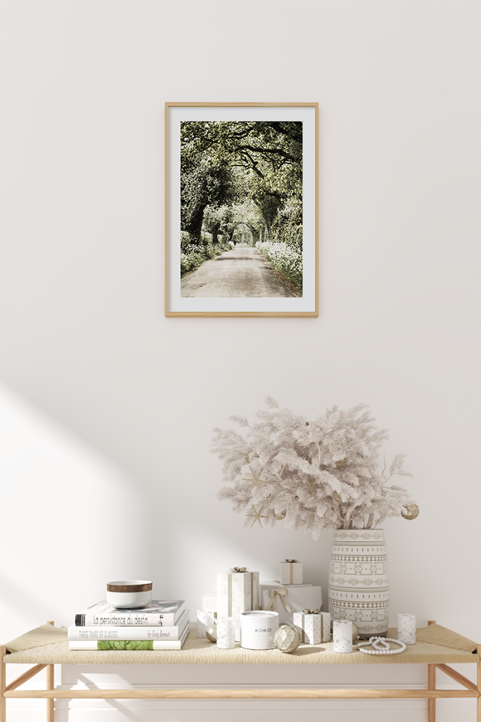 Summer Forest Road Poster