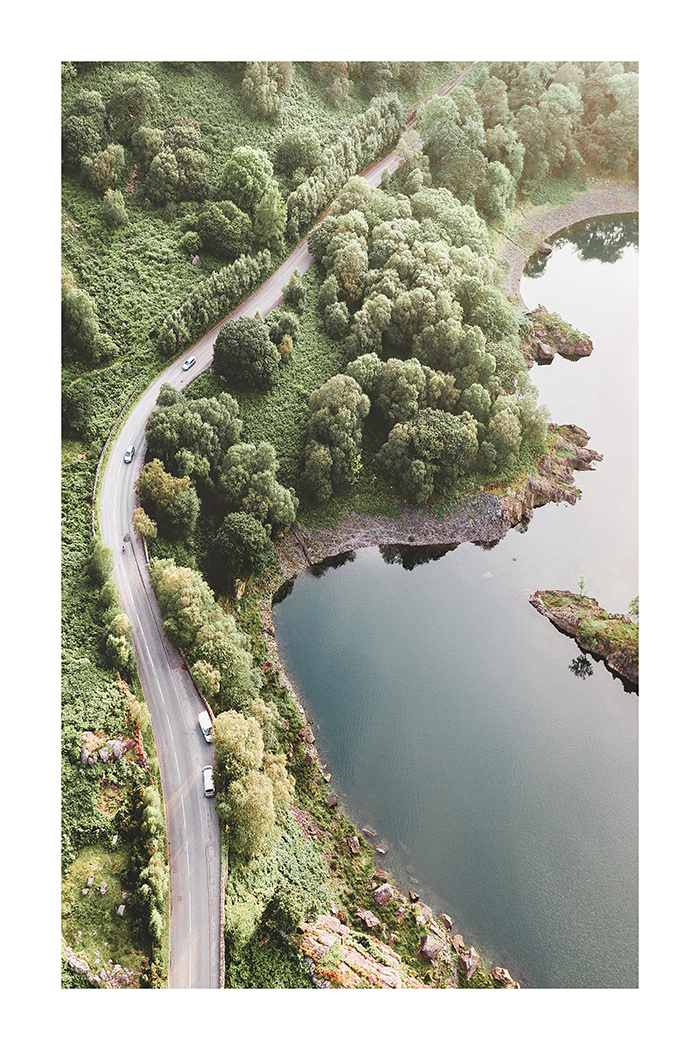 Road along the Coast Poster