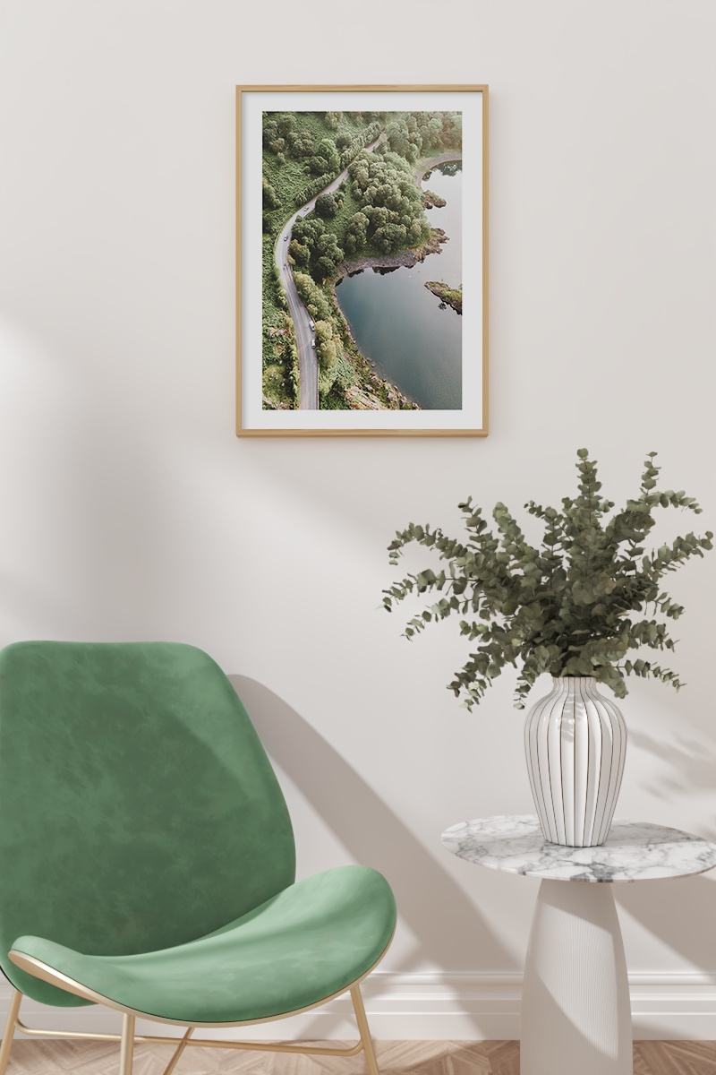 Road along the Coast Poster