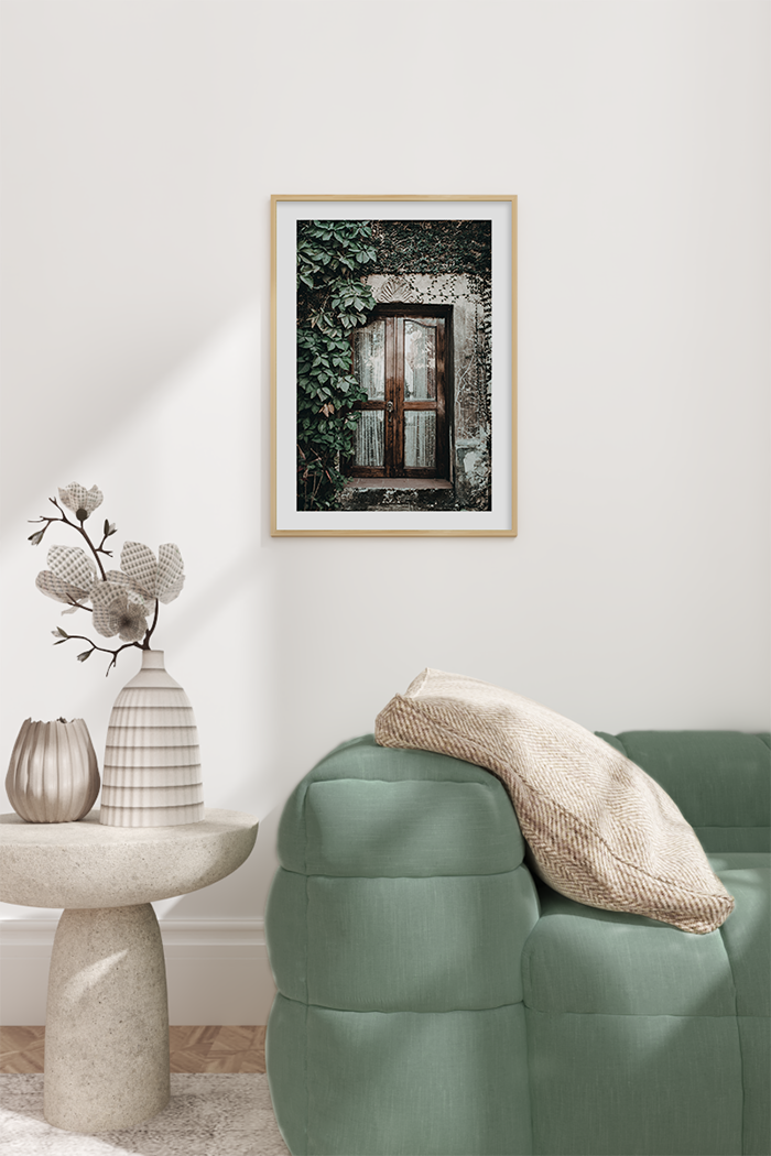 Brown Door Poster