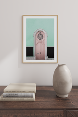 Unique Pink Arch Door Poster